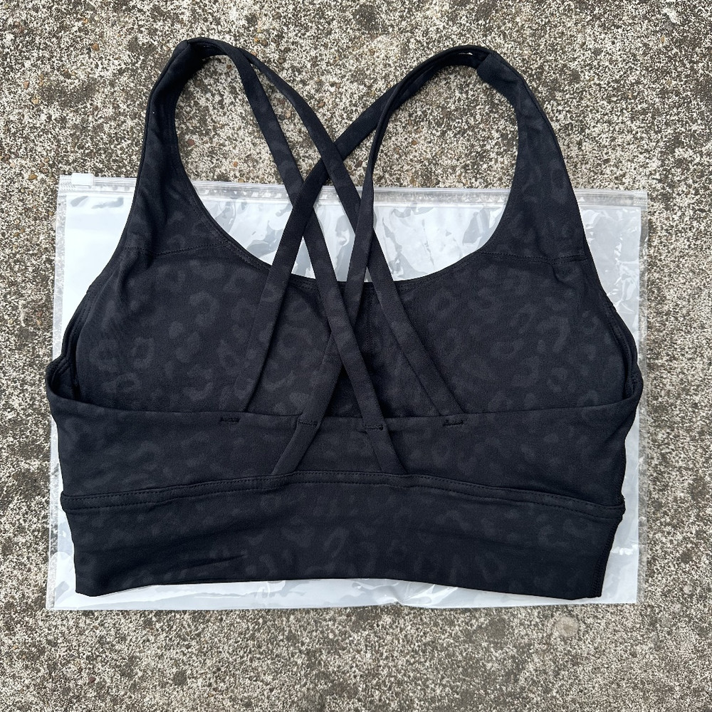 Solid Color Cross Back Sports Bra for Women, High Strength Fitness Tight Top, Gym & Yoga Underwear with Chest Pad