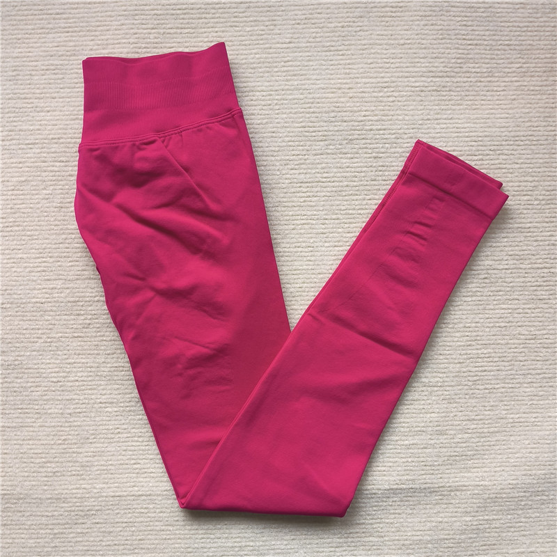 High Elastic Seamless Sporty Yoga Leggings, Butt Lifting, Tummy Control, Squat Proof Fitness Workout Tights