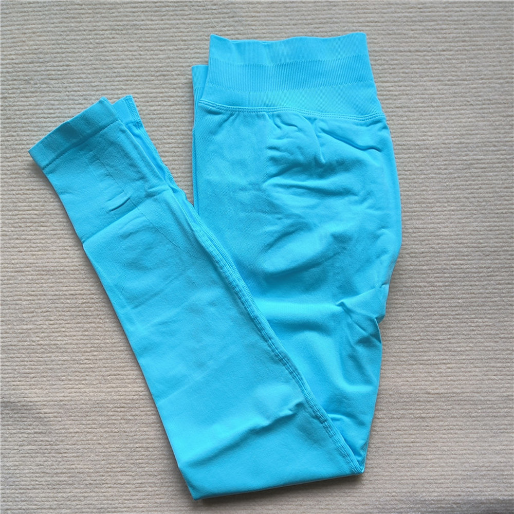 High Elastic Seamless Sporty Yoga Leggings, Butt Lifting, Tummy Control, Squat Proof Fitness Workout Tights