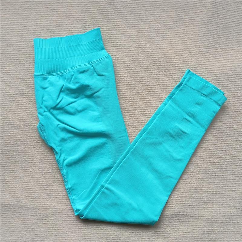 High Elastic Seamless Sporty Yoga Leggings, Butt Lifting, Tummy Control, Squat Proof Fitness Workout Tights