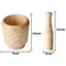 Wooden Mortar And Pestle Set Ginger Crusher Spice Grinder Garlic Mincer Fresh Chopped Graters For 5