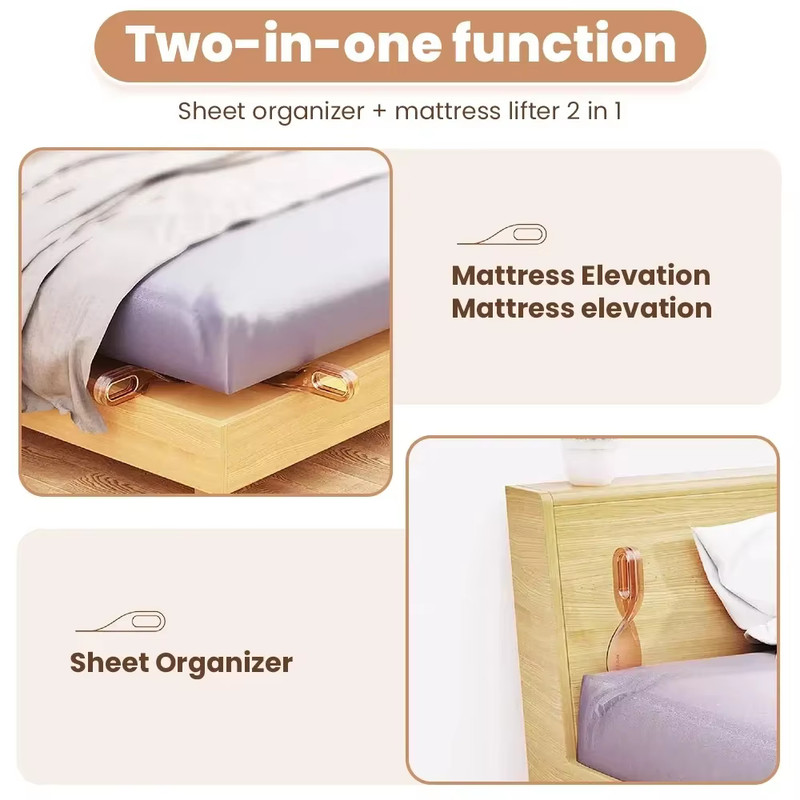 Portable Mattress Lifter Ergonomic Bed Aid for Easy Sheet Changing