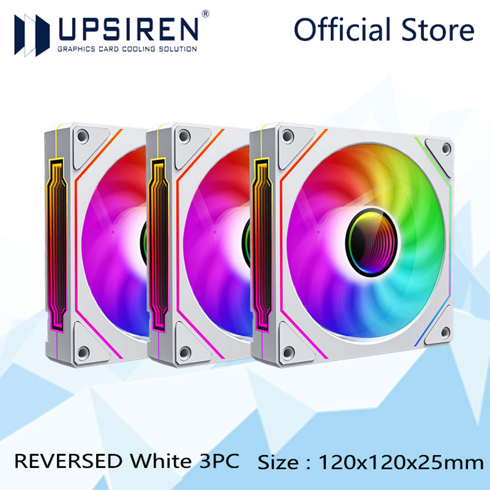 ARGB Chassis Fan 4 Pin PWM Quiet 120mm PC Case Fan 12V 6001500RPM High Air Volume 12