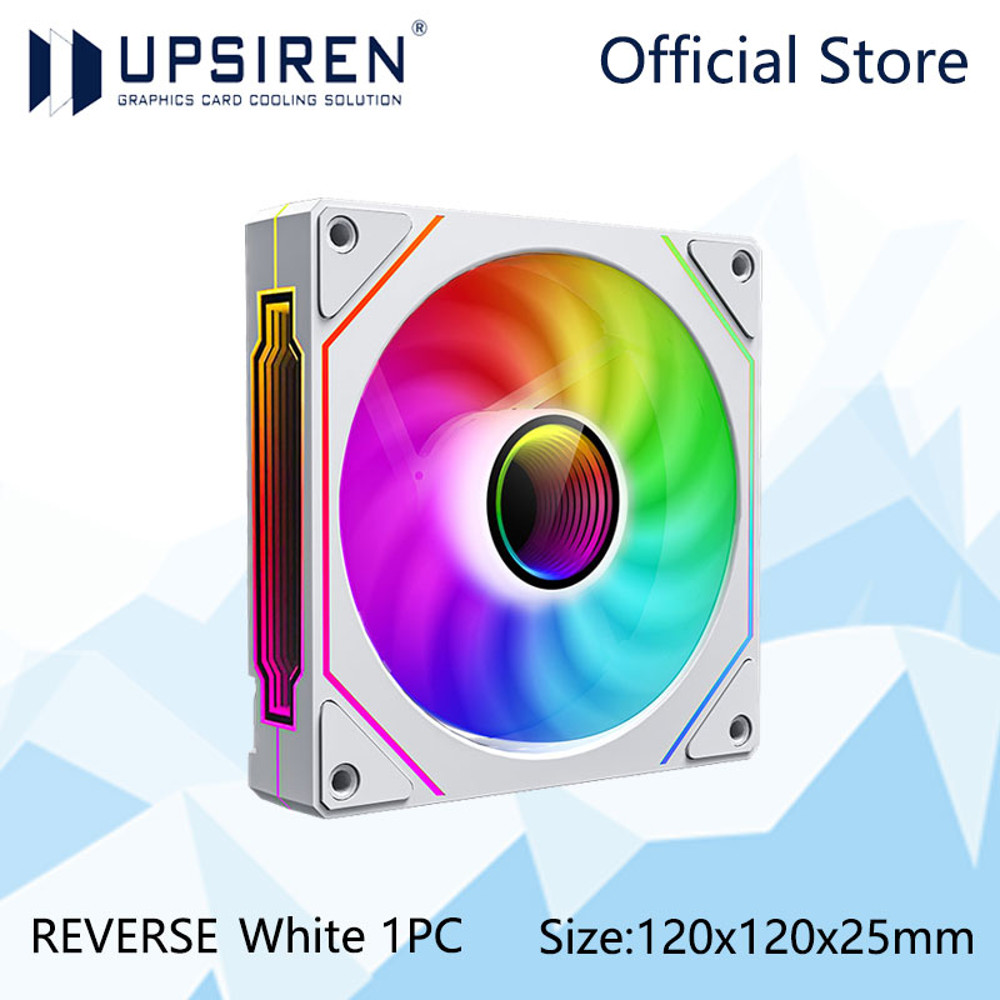 ARGB Chassis Fan 4 Pin PWM Quiet 120mm PC Case Fan 12V 6001500RPM High Air Volume 13