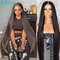 Brazilian Straight HD Lace Front Wig, Pre Plucked Human Hair Frontal Wigs for Women, Affordable High-Quality Natural