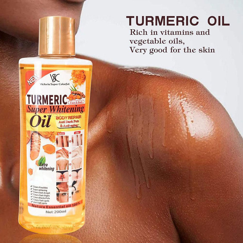 Turmeric Essential Oil For Body  Face Moisturizing Massage Oil For Aromatherapy Skin Brightening Sm 4