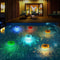 Floating Swim Pool Lights Waterproof Colorful BatteryOperated Submersible Pond Bathtub Light Fish 0