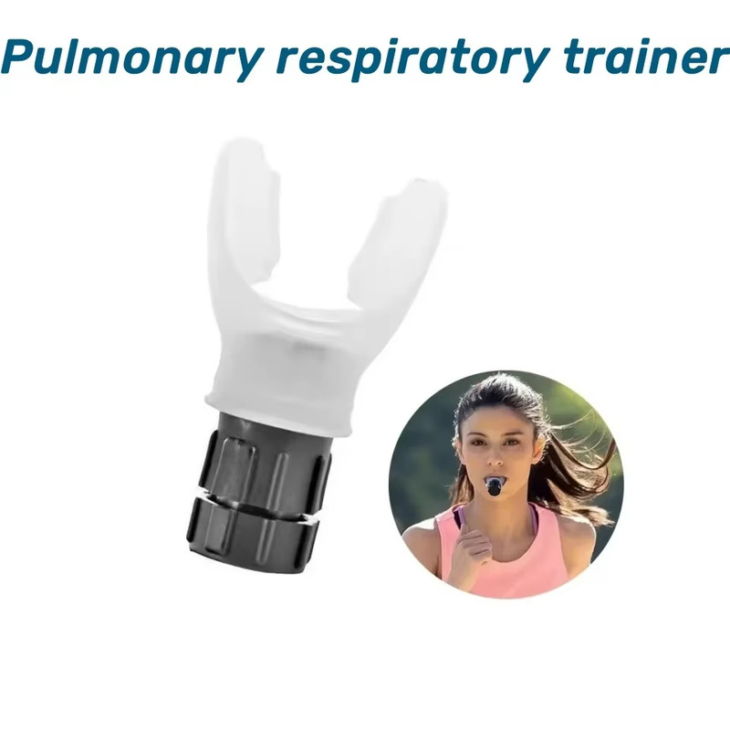 Breathing Exercise for Lungs Portable Breath Fitness Exerciser Device with Adjustable Resistances for Endurance Workout