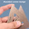 4 In 1 Deli Metal Ruler Set Triangle Measuring Ruler For Kids Drawing Straight Ruler School Office  4