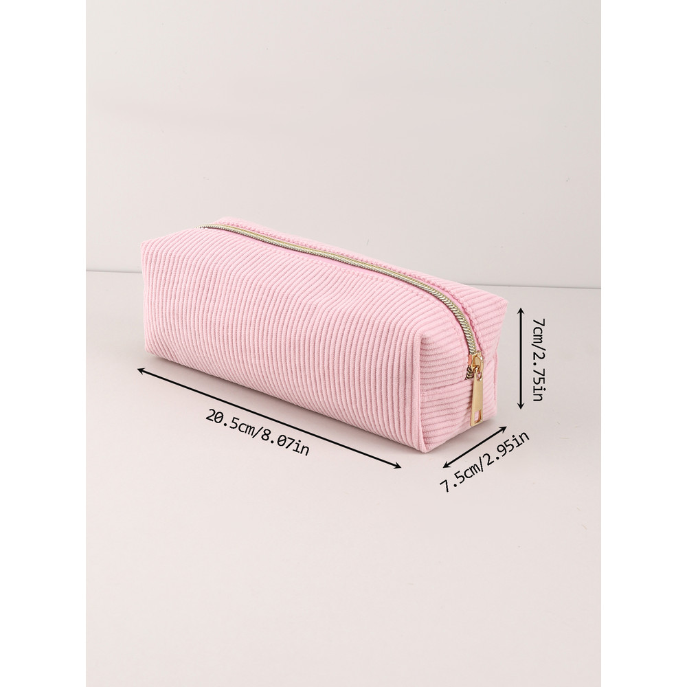 Large Capacity Pencil Case for School, Solid Color Stationery Bag, Pencil Case School Supplies Gift Organizer