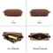 Vintage Leather Pencil Case, High Capacity School Pen Pouch for Kids, Boys, Girls, Business Office Stationery Organizer