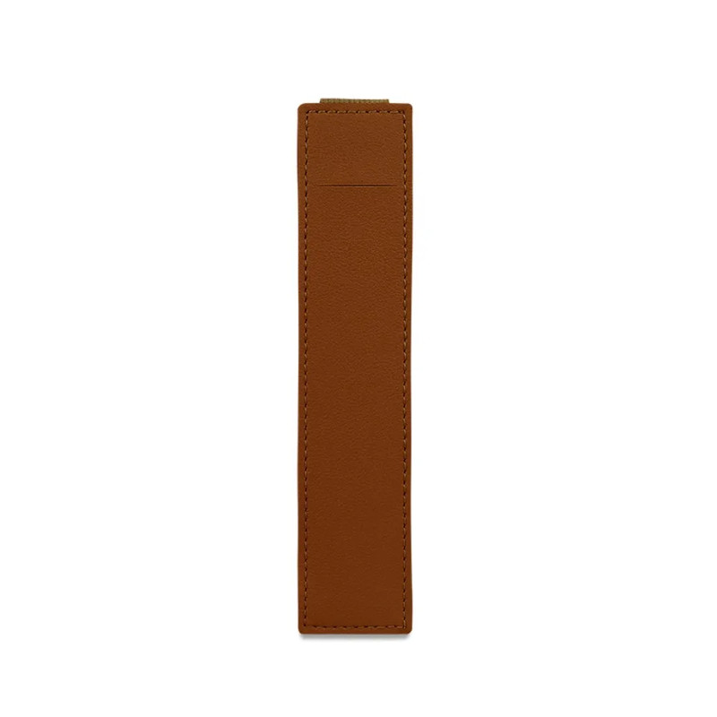 PU Leather Pen Bag for Notebook, Elastic Buckle Pen Case for Office, Stylish Stationery Organizer, Back to School Gift