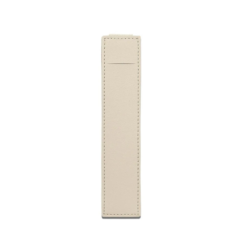 PU Leather Pen Bag for Notebook, Elastic Buckle Pen Case for Office, Stylish Stationery Organizer, Back to School Gift