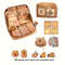 Cute Capybara Stationery Set , School Pencil Case Box with Stickers, Multi-Layer Organizer, Brooch, Keychain Gift