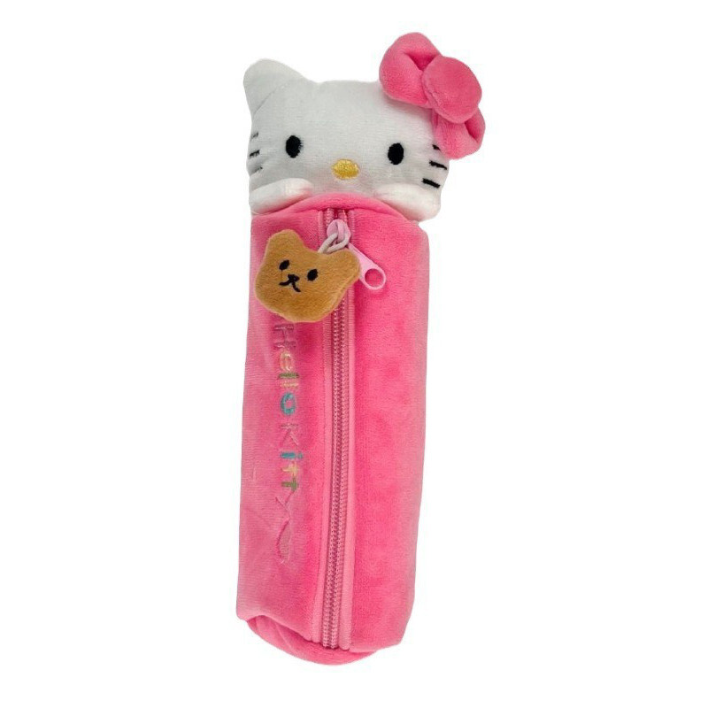 Cute KT Cat Pencil Box, Kawaii Cartoon Pink Hello Kitty Pencil Bag, School Supplies for Girls, Kids Back to School Gift