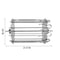 Premium Oven Grill Cage Stainless Steel Skewers For Rotating BBQ HeatResistant NonStick Kebab Maker 4