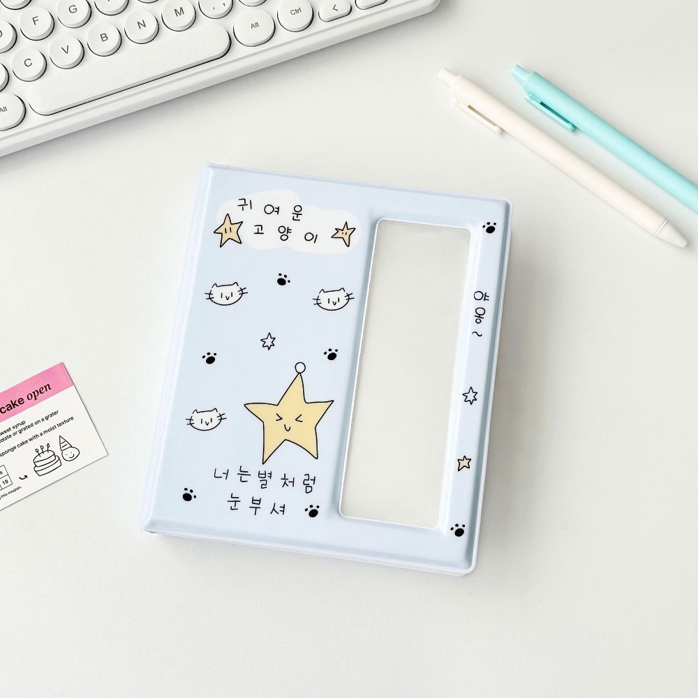 60 Pockets Photo Album, Large Capacity PVC Photo Holder for Photocards, ID Cards & Instant Film, Durable Photocard Col