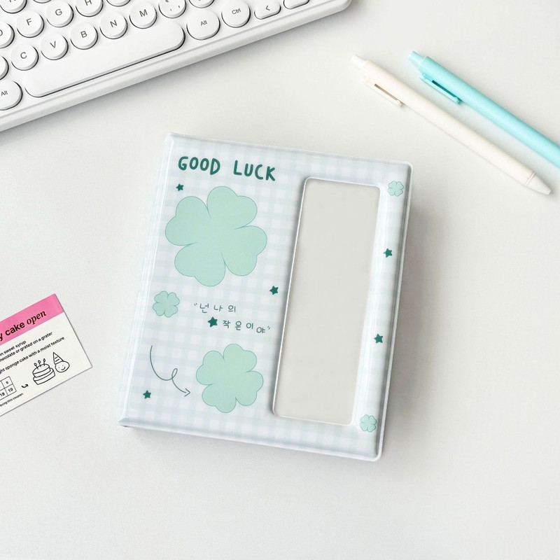 60 Pockets Photo Album, Large Capacity PVC Photo Holder for Photocards, ID Cards & Instant Film, Durable Photocard Col