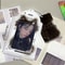 Y2K Cat Photo Card Holder, Cute Black Cat Kpop Photocard Holder Keychain for Backpack, Album, & Display Pendant