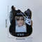 Y2K Cat Photo Card Holder, Cute Black Cat Kpop Photocard Holder Keychain for Backpack, Album, & Display Pendant