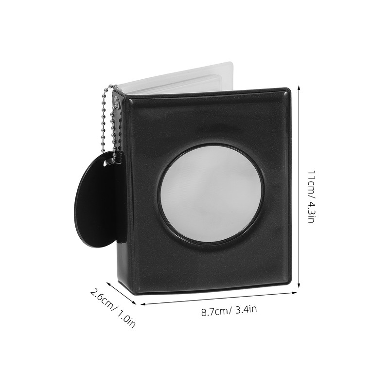 32pcs Photocard Holder Book, Mini Album PVC Display Pocket for Kpop Photos, Game Cards, Collector Scrapbook Photo Binder