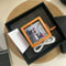 Custom Hand-Cranked Photo Flipbook Box, Personalized Valentines Day Gift with Solid Wood Frame