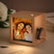 Custom Hand-Cranked Photo Flipbook Box, Personalized Valentines Day Gift with Solid Wood Frame