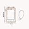 Acrylic Photocard Holder 3inch, Kpop Photocard Binder Transparent, Photo Display Stand & Idol Collectible Protector