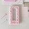 Cute Plush Mini Photocard Holder, 4 Grid Transparent PVC Card Holder for 20 Pages & 40 Photos, Star Photo Album Storage