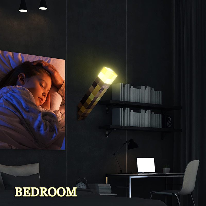 Brownstone Flashlight – USB Charging LED Night Light | Bedroom Decorative Bottle Weapon with Color Changing