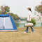 Instant Relaxation On-The-Go! Fully Automatic Inflatable Sofa Chair for Camping, Travel & Outdoor Lounging.