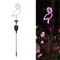 Solar Neon Flamingo Lights, Waterproof Landscape Garden Decoration for Outdoor Lawn, Terrace & Patio Walkway