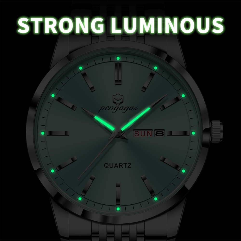Luxury Man Wristwatch 2025 New Top Brand, Waterproof Luminous Date Watch, Stainless Steel Quartz Men Watch