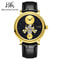 Men Mechanical Watch Shanghai Movement Dome Mirror Sapphire Crystal Luxury Tourbillon Leather Strap 0