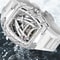 Luxury PINDU Men Mechanical Watch, Skeleton Design, Sapphire Glass, Waterproof Stainless Steel Automatic Wristwatch