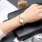 Stainless Steel Ladies Quartz Wristwatch, Women Simple Small Bracelet Watch, Retro Fashion Casual Design