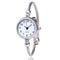 Stainless Steel Ladies Quartz Wristwatch, Women Simple Small Bracelet Watch, Retro Fashion Casual Design