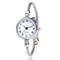 Stainless Steel Ladies Quartz Wristwatch, Women Simple Small Bracelet Watch, Retro Fashion Casual Design