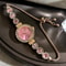 Fashion Style Quartz Watch for Women, Color Imitation Gemstone, Pullable Bracelet Girls Gift Stylish Wristwatch