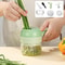 Electric Vegetable Chopper, Food Processor for Slicing Dicing, Garlic Press Slicer Mixer for Kitchen Meal Prep