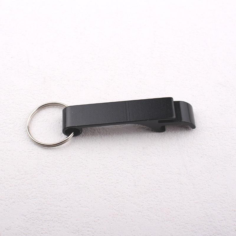 Portable Metal Mini Beer Can Opener, Colorful Key Ring Chain, Keychain Metal Bottle Opener Bar Tools Accessories