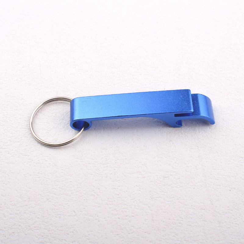 Portable Metal Mini Beer Can Opener, Colorful Key Ring Chain, Keychain Metal Bottle Opener Bar Tools Accessories