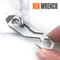 Stainless Steel Wrench Tool, Portable Bottle Opener, Outdoor Hiking Camping Gear, Hot Sale Multifunction Gadget