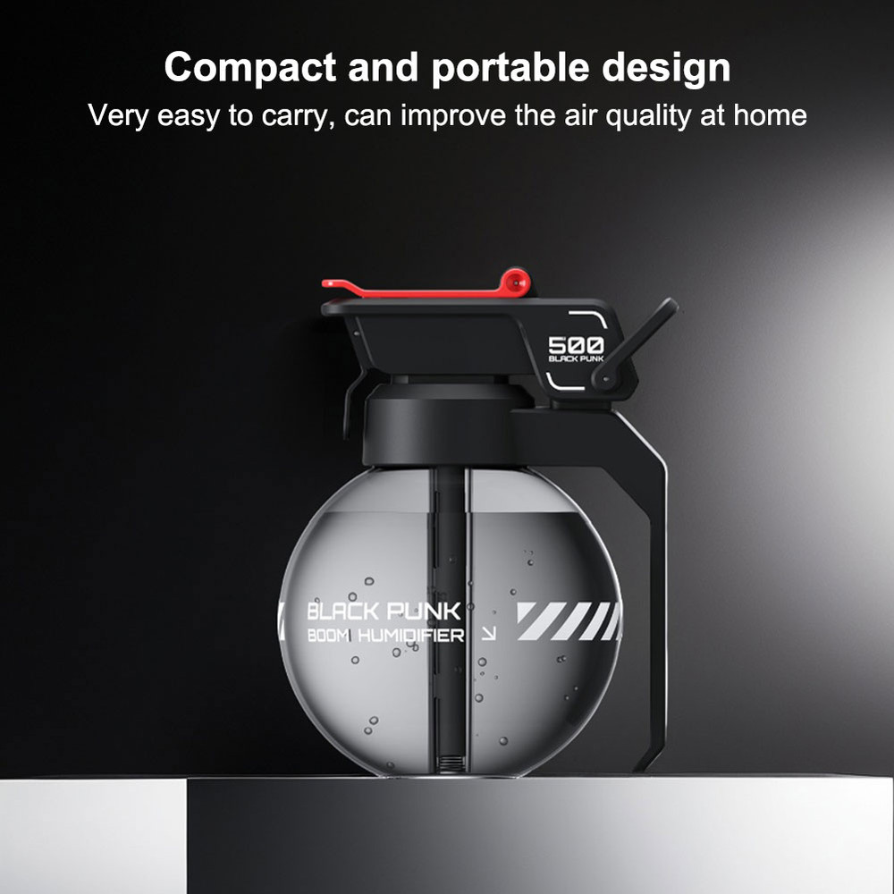 Cyberpunk Grenade Air Humidifier E-sports Desktop Diffuser, Essential Oil Aroma Diffuser for Home, Unique Gaming Decor