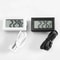 Digital LCD Thermometer With Probe for Aquarium, Indoor Temperature Sensor, Mini Fridge and Home Thermometer