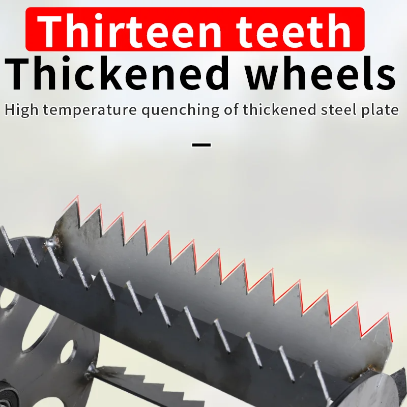 Hand Push Hoe Weeder Manganese Steel Weed Machine