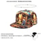 Jesus Print HipHop Hat for Men, Personalized Flat Brim Cap, Stylish Daily Casual Sunshade Baseball Hat for Women