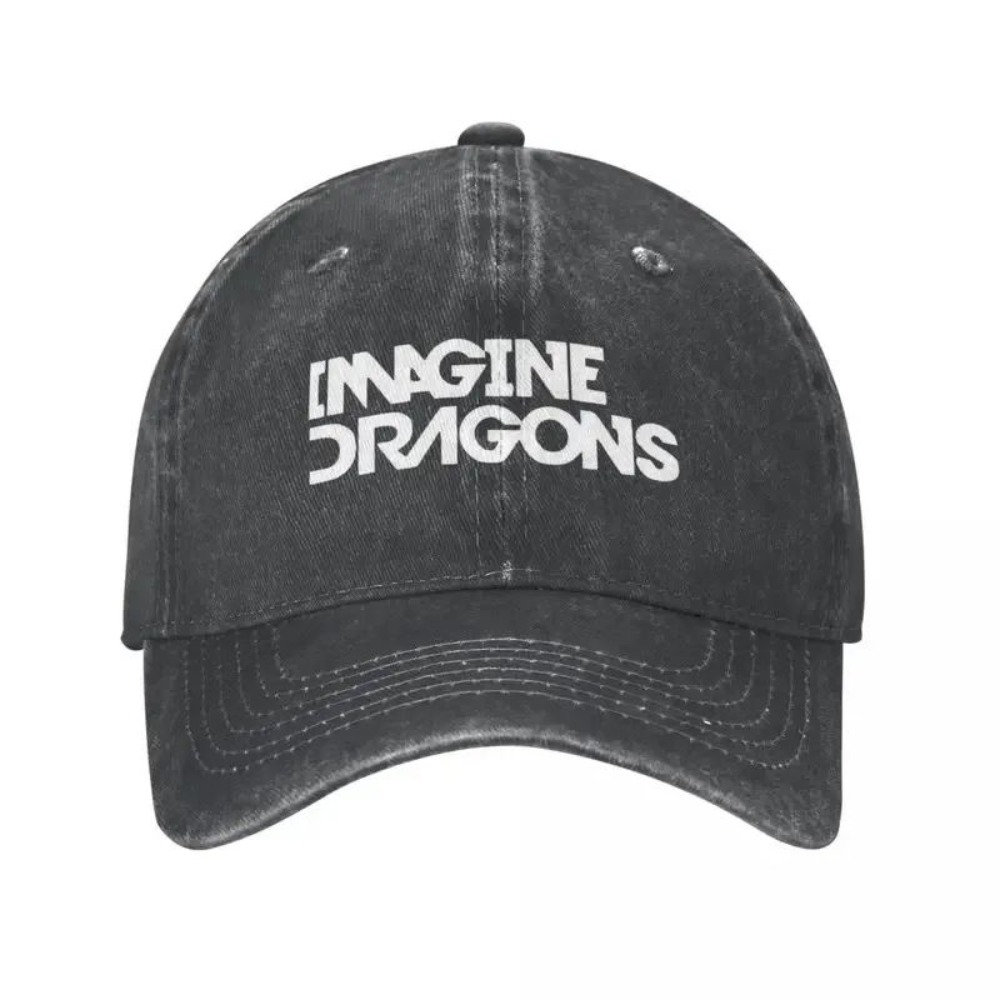 Imagine Dragons Washed Baseball Caps for Summer, Mens and Womens Hip Hop Hat, Casual Adjustable Hat for Travel Camping