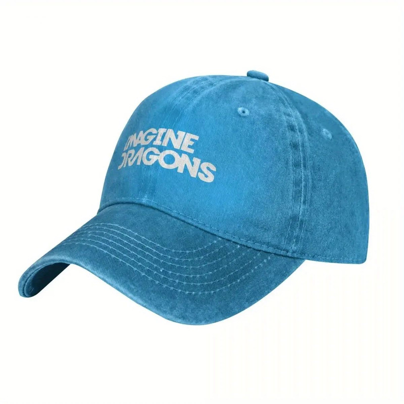 Imagine Dragons Washed Baseball Caps for Summer, Mens and Womens Hip Hop Hat, Casual Adjustable Hat for Travel Camping
