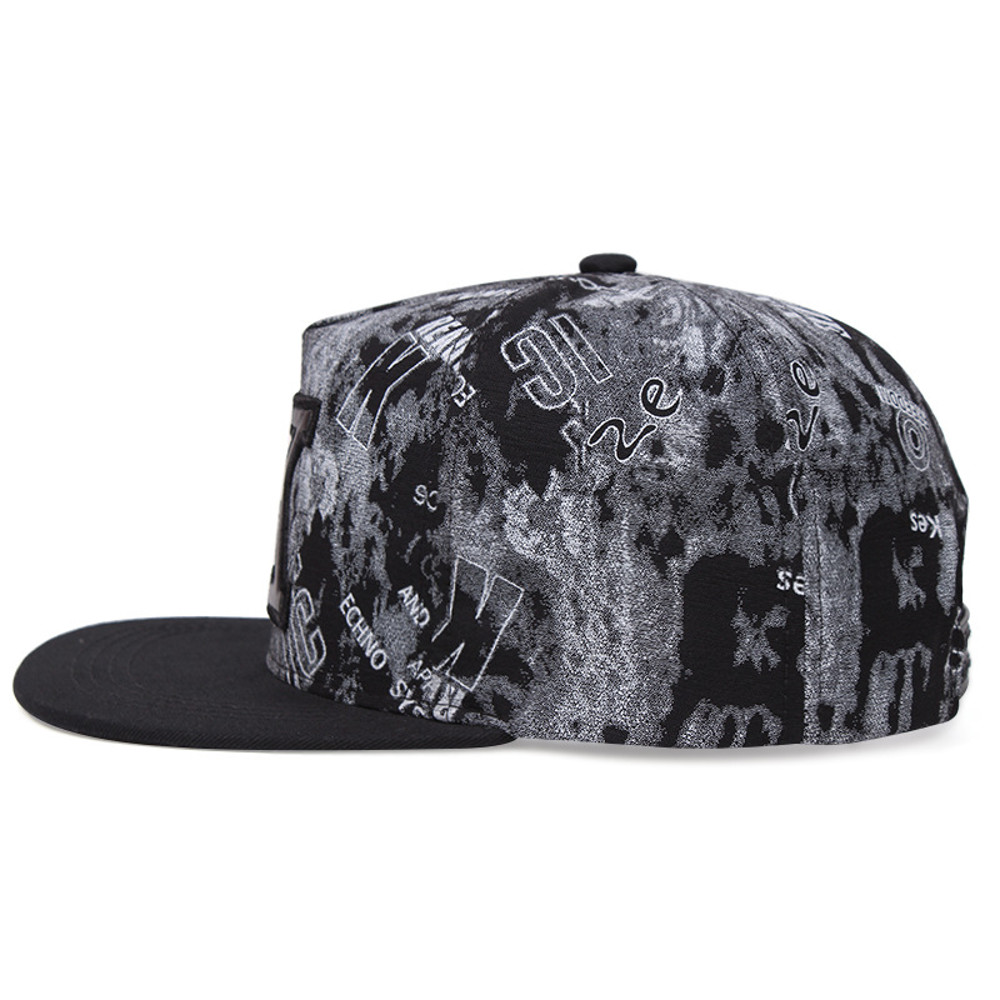 K Letter Baseball Cap Spring Summer Style, Flat Brim Hip Hop Hat for Men and Women, Outdoor UV Sun Protection Cap